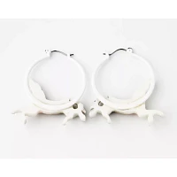 Carousel Horse Hoop Earrings