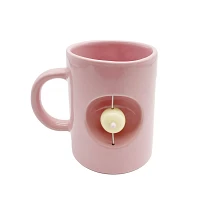 Pink Boob Spinner Coffee Mug - 16 oz.