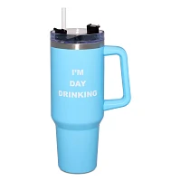 I'm Day Drinking Travel Tumbler with Straw - 40 oz.