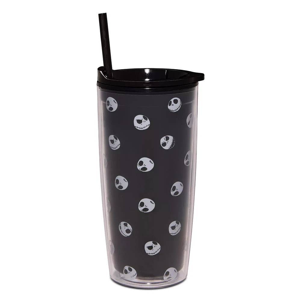The Nightmare Before Christmas Jack Skellington Cup with Straw - 22 oz.