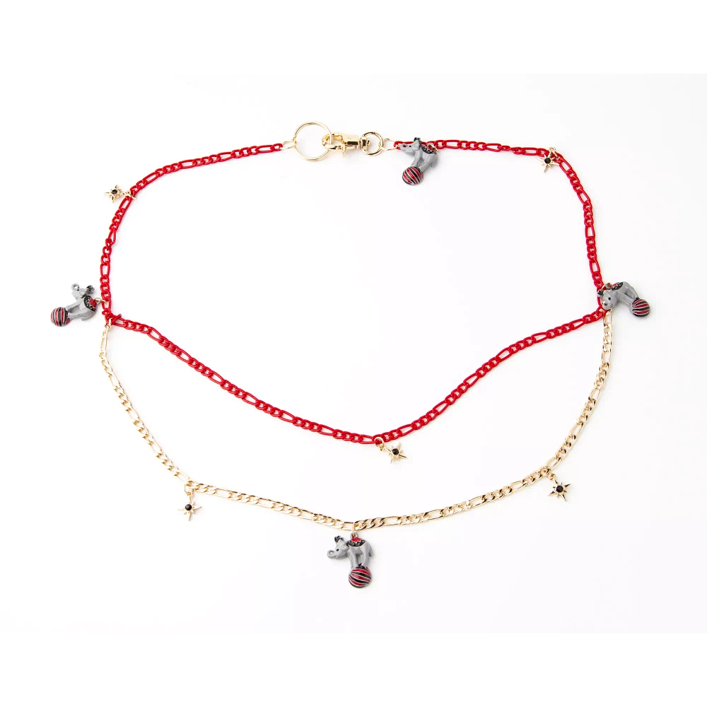 Circus Elephant Wallet Chain