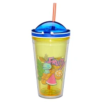 Sweet Stitch Cup With Straw and Snack Holder 16 Oz - Lilo & Stitch