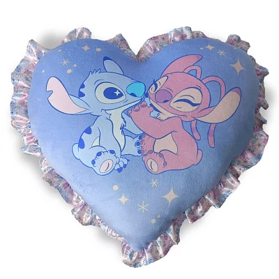Lilo & Stitch Alien Love Heart Shaped Cloud Pillow