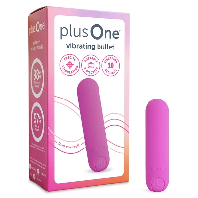 plusOne Pink Bullet Vibrator
