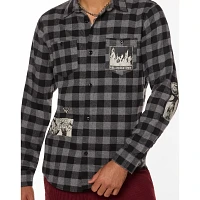 Black and Grey The Nightmare Before Christmas Flannel Shirt