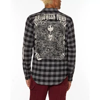 Black and Grey The Nightmare Before Christmas Flannel Shirt