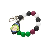 Beetlejuice Beaded Wristlet Bracelet Keychain