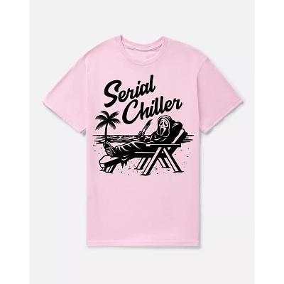 Pink Ghost Face Serial Chiller T Shirt
