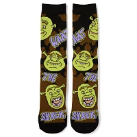 Shrek King of the Swamp Crew Socks - 2 Pairs