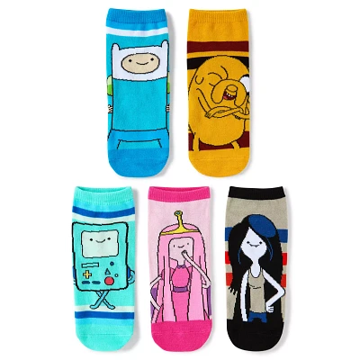 Multi-Pack Adventure Time No Show Socks - 5 Pack