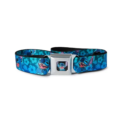 Buckle-Down Floral Stitch Faces Seatbelt Belt