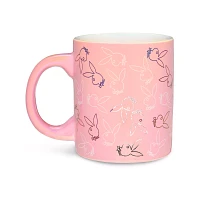 Pink Playboy Bunny Print Coffee Mug - 20 oz.