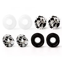 Multi-Pack Black Clear and White Tunnels - 4 Pair