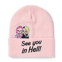 Chucky and Tiffany See You In Hell Cuff Beanie Hat