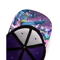 Batman and The Joker Face Split Snapback Hat