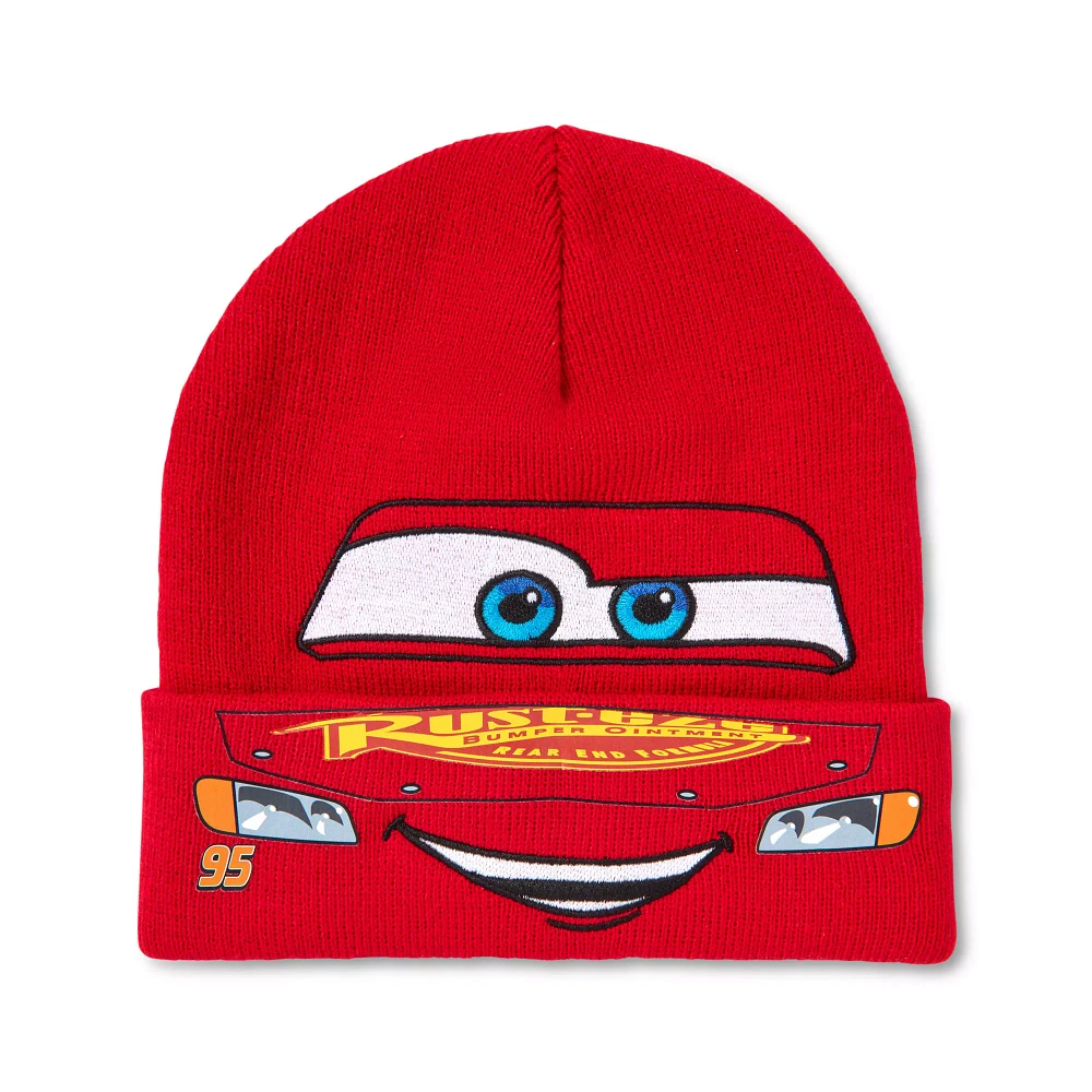 Lightning McQueen Big Face Cuff Beanie
