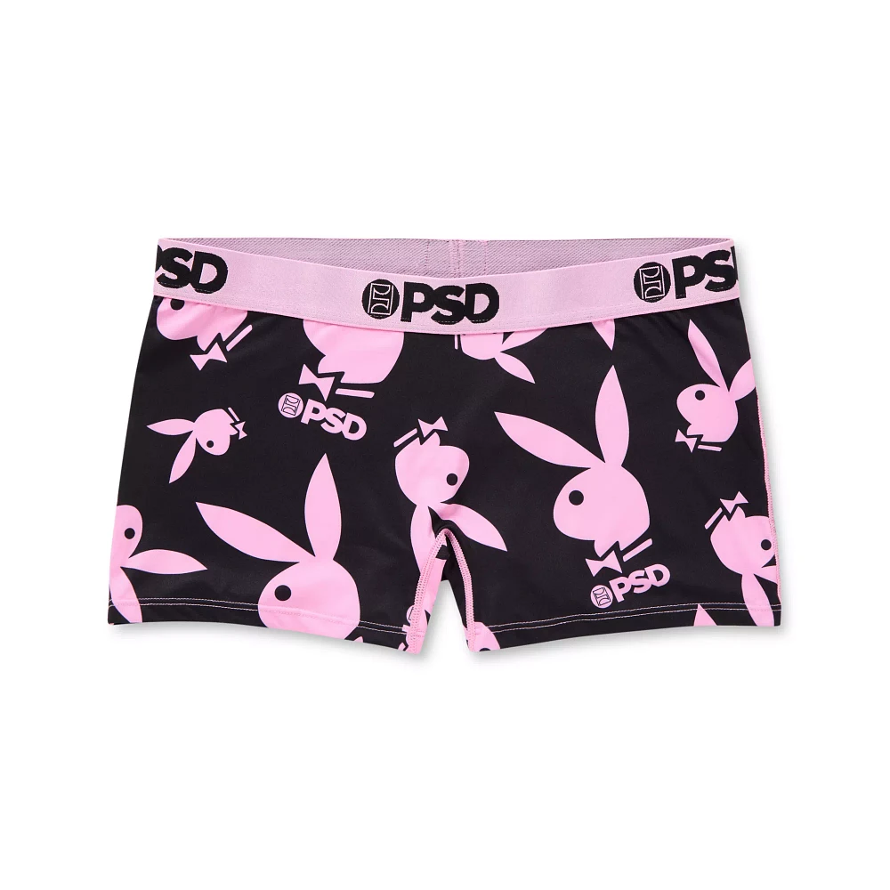 PSD Playboy Bunny Black and Pink Boyshorts