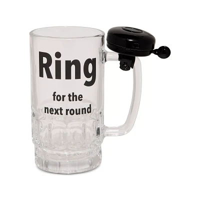 Ring for the Next Round Bell Pint Glass - 19 oz.