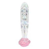 Hott Love Floral Fantasy Glass Butt Plug