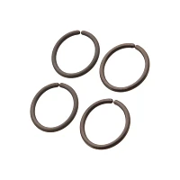 Multi-Pack Black Seamless Septum Rings 4 Pack - 16 Gauge