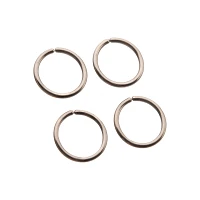 Multi-Pack Silvertone Seamless Hoop Nose Rings 4 Pack - 16 Gauge