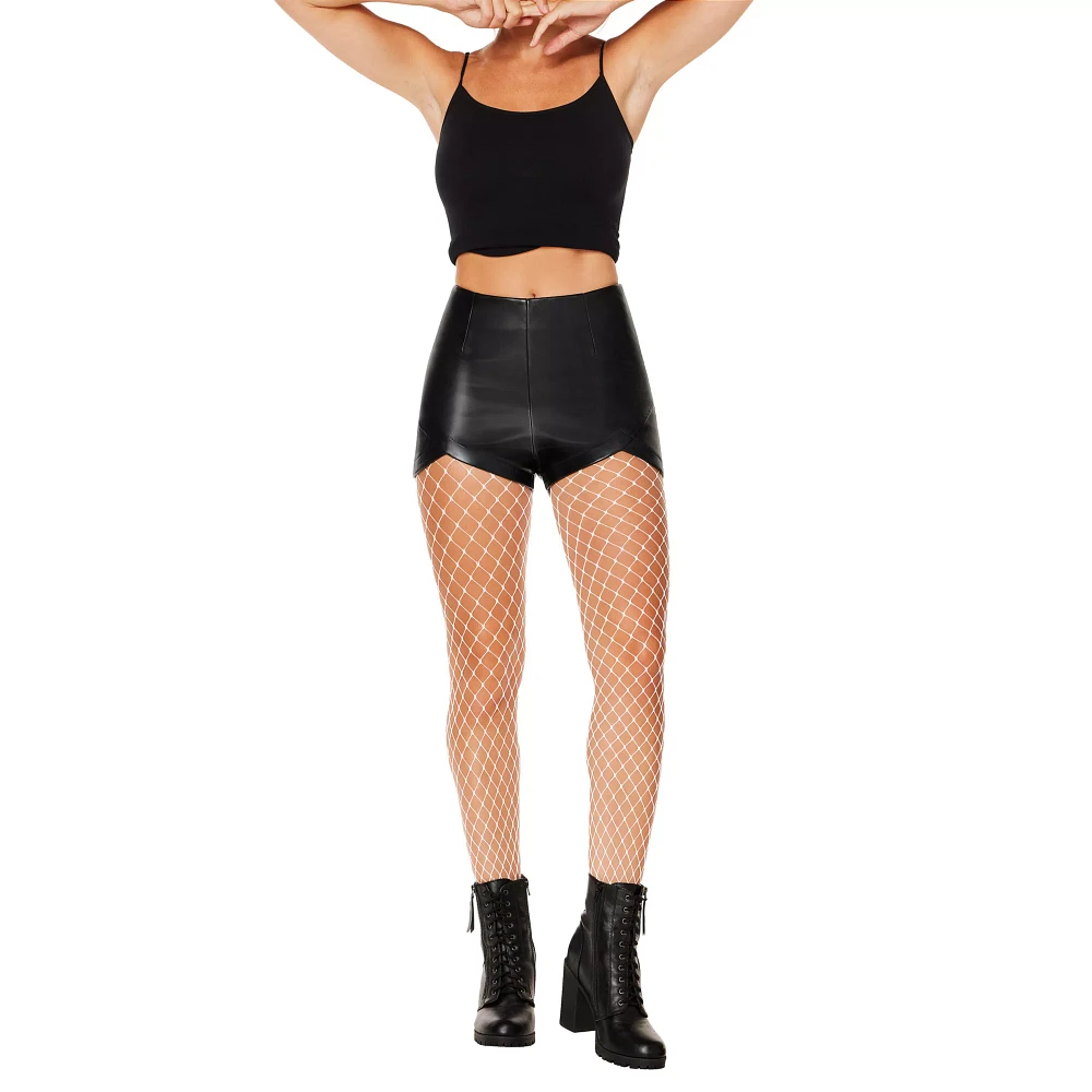 White Fishnet Tights