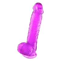 Va Va Violet Suction Cup Dildo with Balls 6 Inch – good D