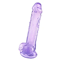 Violet Vixen Suction Cup Dildo with Balls 7 Inch – good D