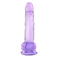 Violet Vixen Suction Cup Dildo with Balls 7 Inch – good D