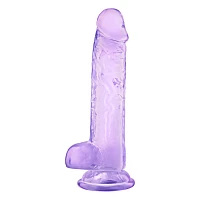 Violet Vixen Suction Cup Dildo with Balls 7 Inch – good D