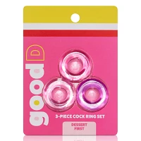 Dessert First Cock Rings 3 Pack – good D