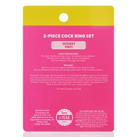 Dessert First Cock Rings 3 Pack – good D