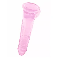 Bubble Gum Suction Cup Dildo with Balls 9 Inch – good D