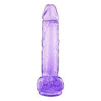 Violet Vixen Suction Cup Dildo with Balls 9 Inch – good D