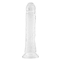Frosty Bitch Clear Suction Cup Dildo 6 Inch – good D