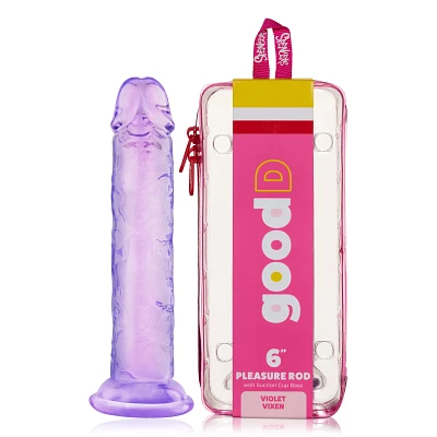 Violet Vixen Suction Cup Dildo 6 Inch – good D
