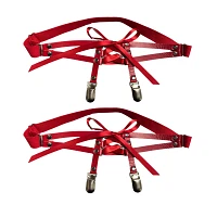 Red Corset Garter Belts