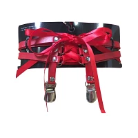 Red Corset Garter Belts