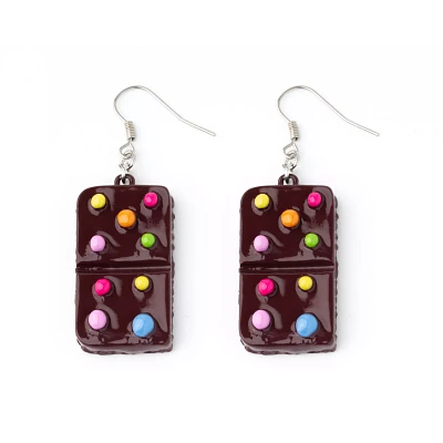 Cosmic Brownie Dangle Earrings - 18 Gauge