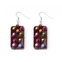 Cosmic Brownie Dangle Earrings - 18 Gauge
