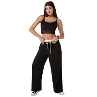 Red Hearts Mesh Cropped Corset Top