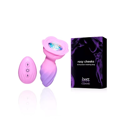 Rosy Cheeks Rotating Butt Plug - Hott love Extreme