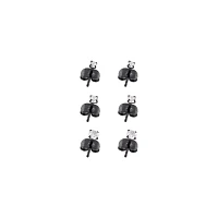 Multi-Pack Prong CZ Stud Earrings