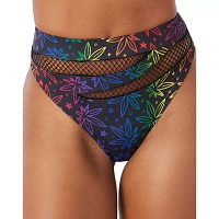 Rainbow Leaf Mesh Boyshorts