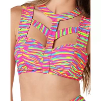 Rainbow Rave Swirl Bralette