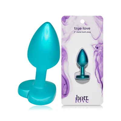 Hott Love True Love Heart-Shaped Metal Butt Plug
