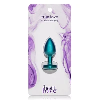 Hott Love True Love Heart-Shaped Metal Butt Plug