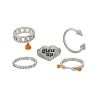 Kayla Malecc Multi-Pack Glow Up Rings - 5 Pack