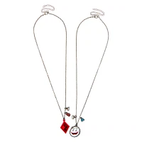 Harley Quinn and Joker Besties Necklace Set