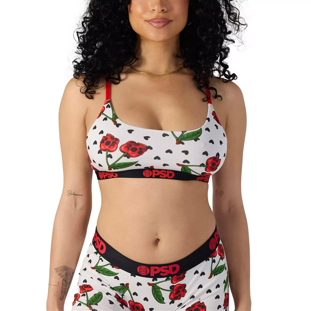 PSD Skull Cherry Sports Bra